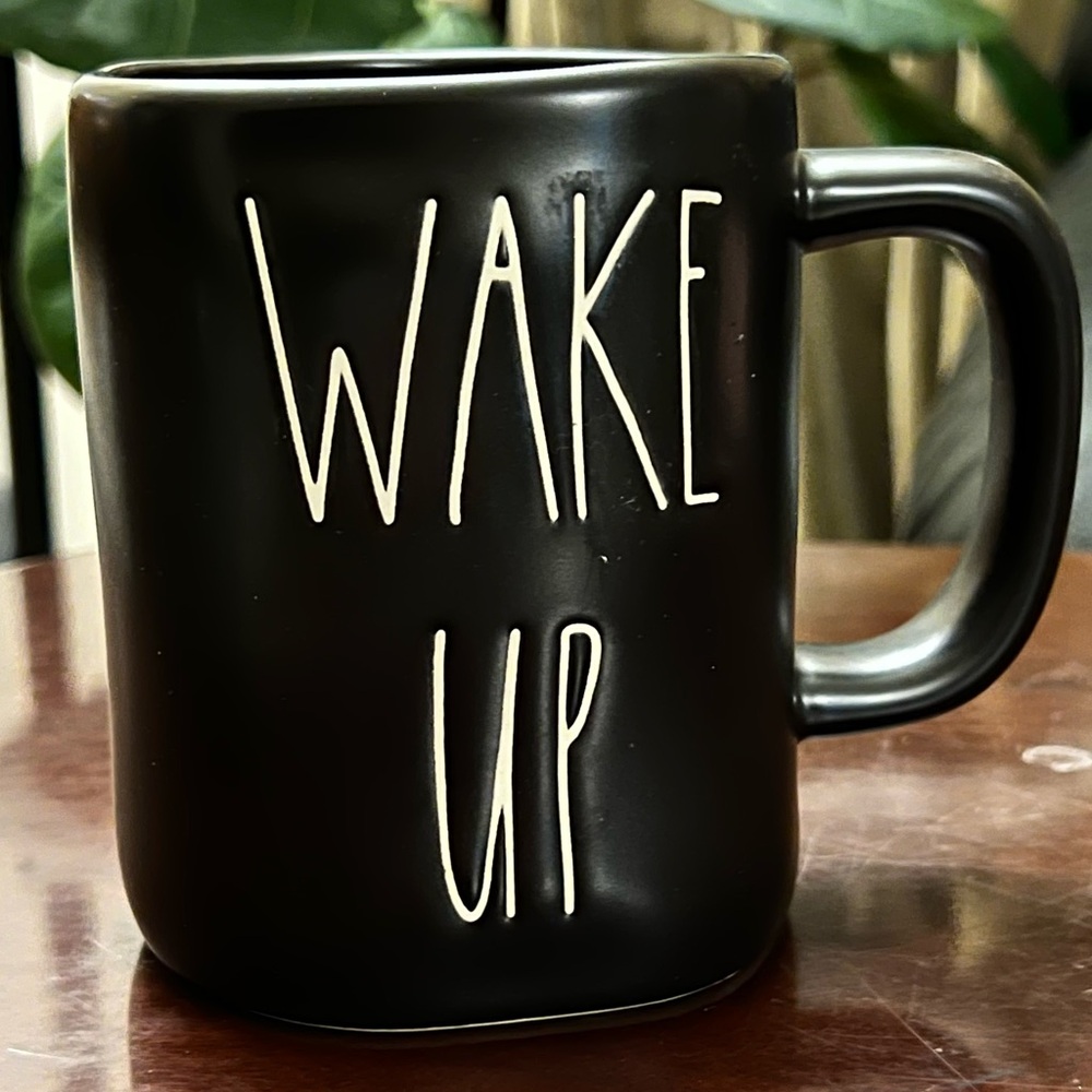 Rae Dunn artisan collection WAKE UP mug
